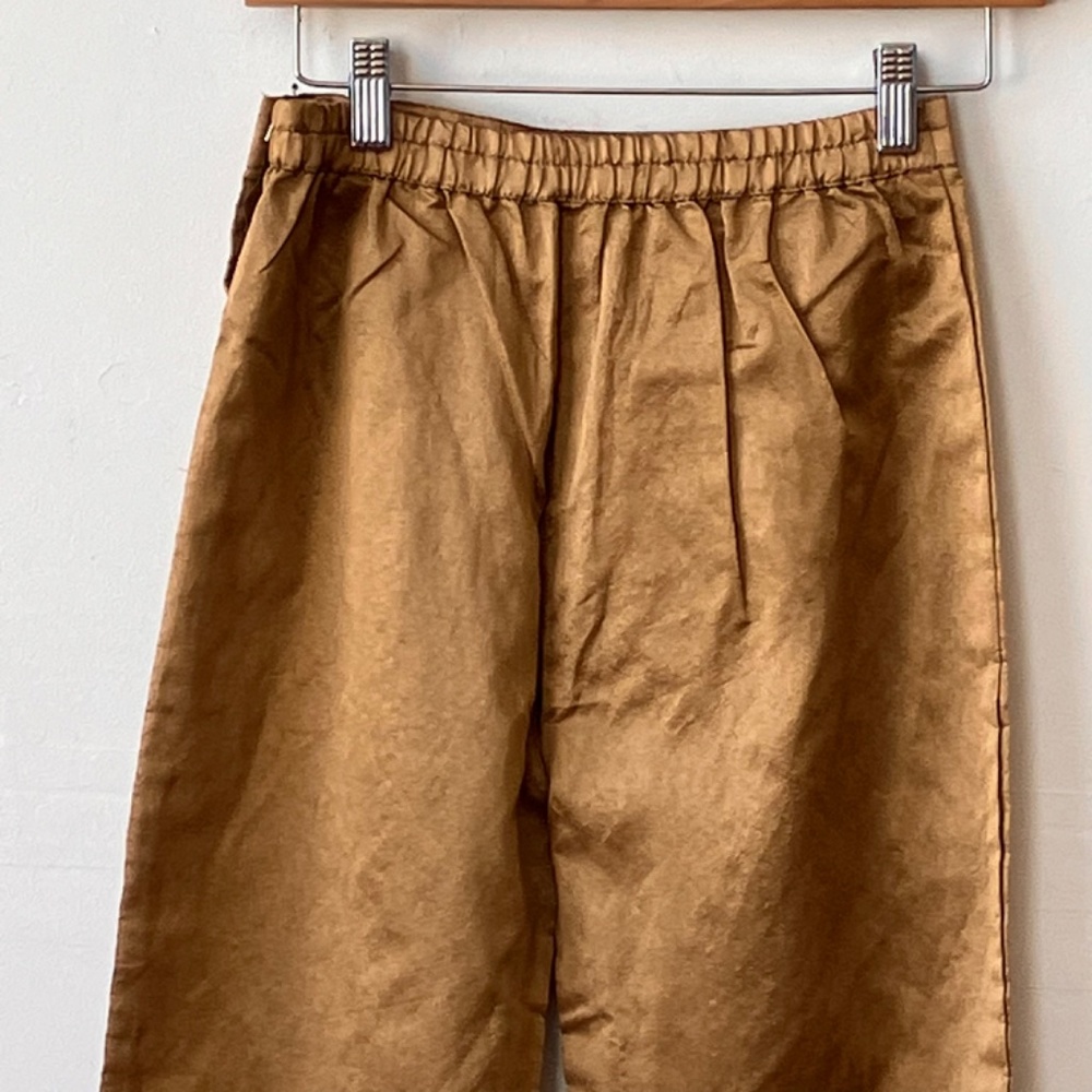 Gold, straight, leg pants - Picture 5 of 6